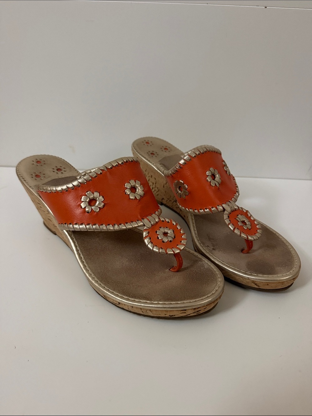 Jack Rogers wedge sandals sz 9